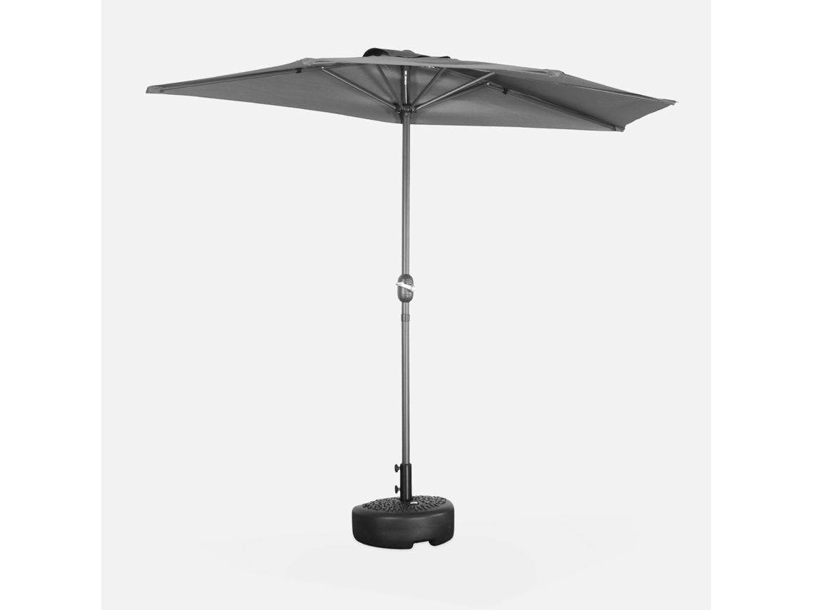Chapéu de Sol SWEEEK 250Cm Poste de Alumínio e Estrutura Recta com Manivela L