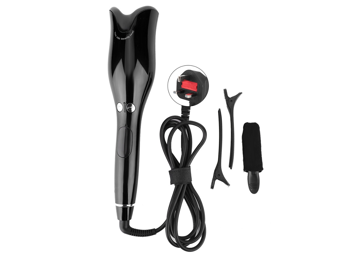 2026 rizador de Cabelo Antiquemaduras Automático com Lcd, Cerâmica Rotatória, Ferramenta de Penteado