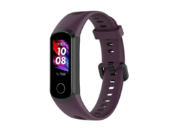 Pulseira De Silicone Com Fivela Metálica Para Huawei Honor Band 5i / Band 4, Tamanho Único (rosa Flor De Cerejeira).