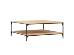 Mesa de Centro Derivados de Madeira Carvalho Sonoma MAISON EXCLUSIVE (100x100x40 cm)