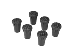 Mali 6 Peças Capa Protetora Ponta Bastão Trilha Hiking Pole Walking Stick Replacement
