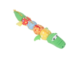 Primerox brinquedo de Pelúcia Musical Interativo para Bebê com Chocalho, Luzes e Régua de Medição