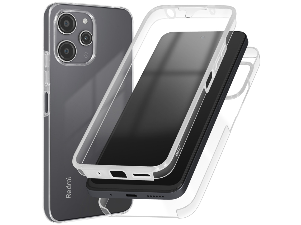 Capa para Xiaomi Redmi 12 AVIZAR Acrílico Rígida Transparente .