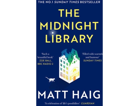 Livro The Midnight Library de Matt Haig (Inglês - 2021)