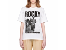 Rockinstone Rocky Movie 40th White Adult T-shirt Size:s