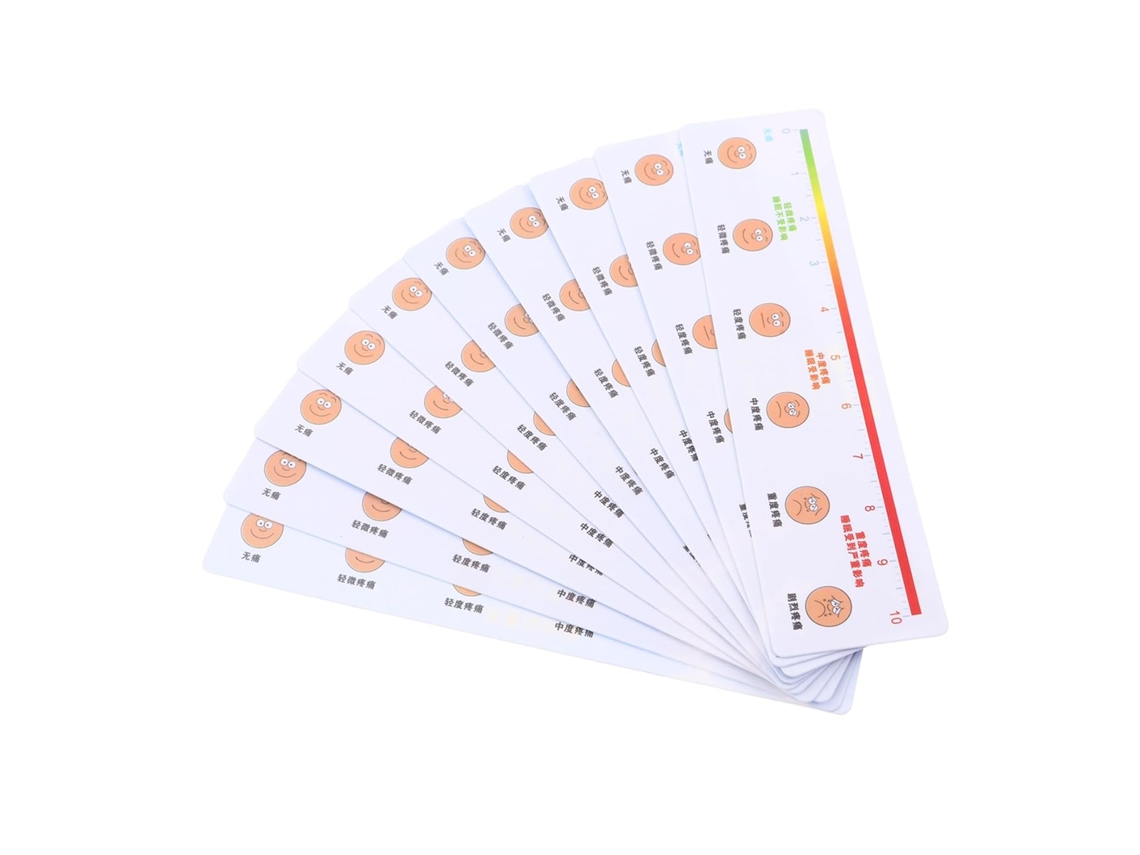 Régua De Medição Plástico 10 Peças, Tamanho 16x4x0,1 Cm, Para