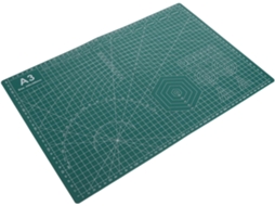 Base de Corte Auto regenerativa Dupla Face Healeved A3 em Pvc Espesso com Régua Integrada, Ideal para Costura,
