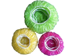 60 Fundas Plásticas Impermeáveis para Pratos e Frutas: Proteção Contra Poeira e Frescor de Alimentos