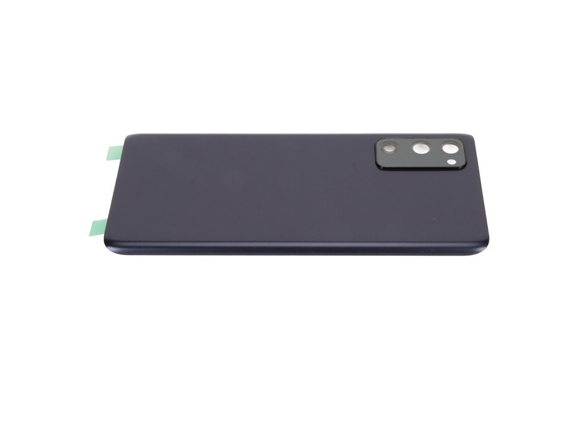 Vidro Capa Traseira Galaxy Fe 5g G781 Tela Moldura Câmera Azul