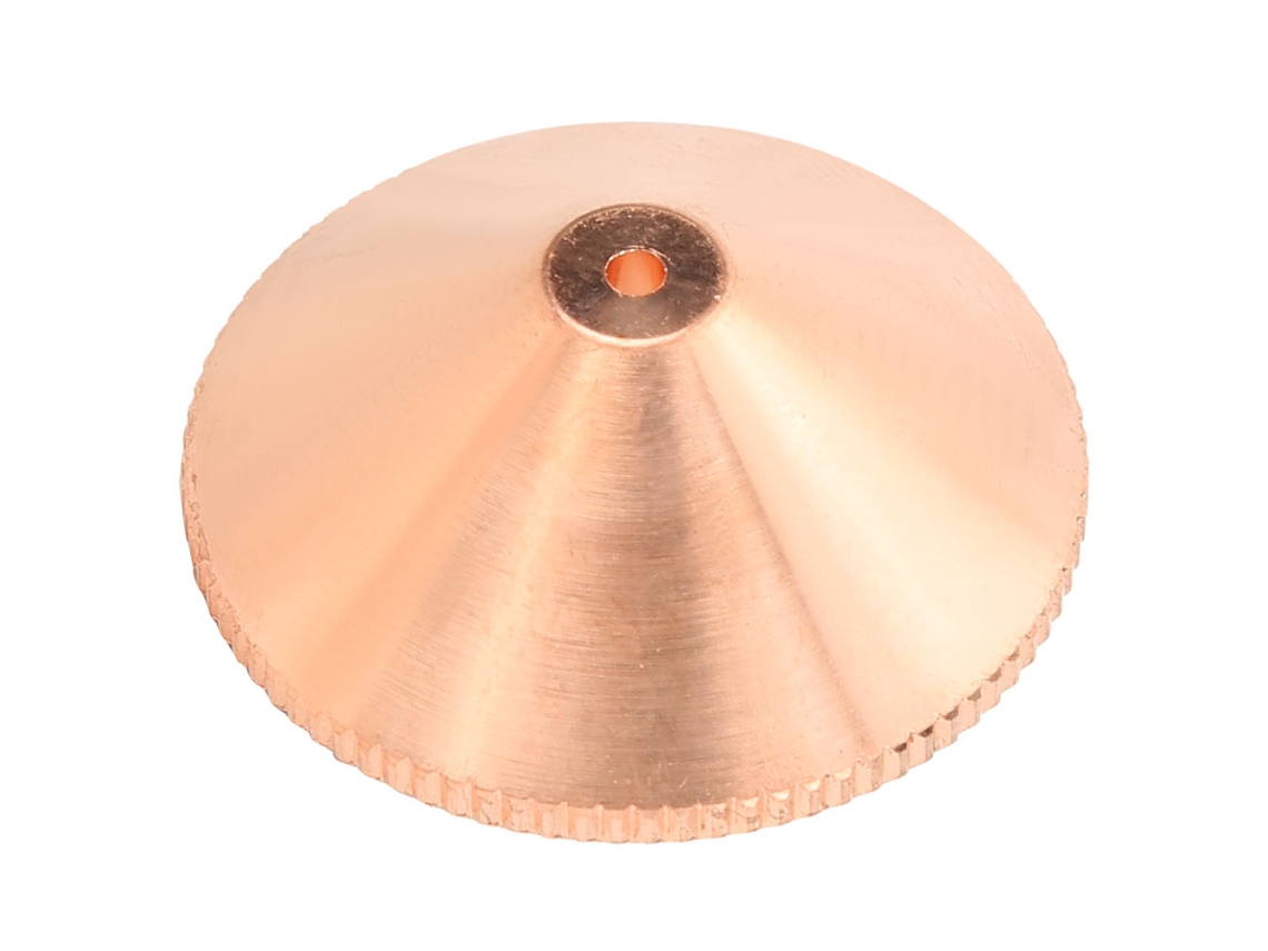 Bocal de cobre de camada única para máquina de corte a laser de fibra CO2, 1,8/2,0/2,5/3,0 mm, 1,8 mm
