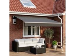 Vidaxl Tecido De Substituição Para Toldo Antracite 500 × 300 Cm