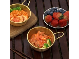Bowl de Aço Inoxidável 304 380ml para Camping | S/MARCA