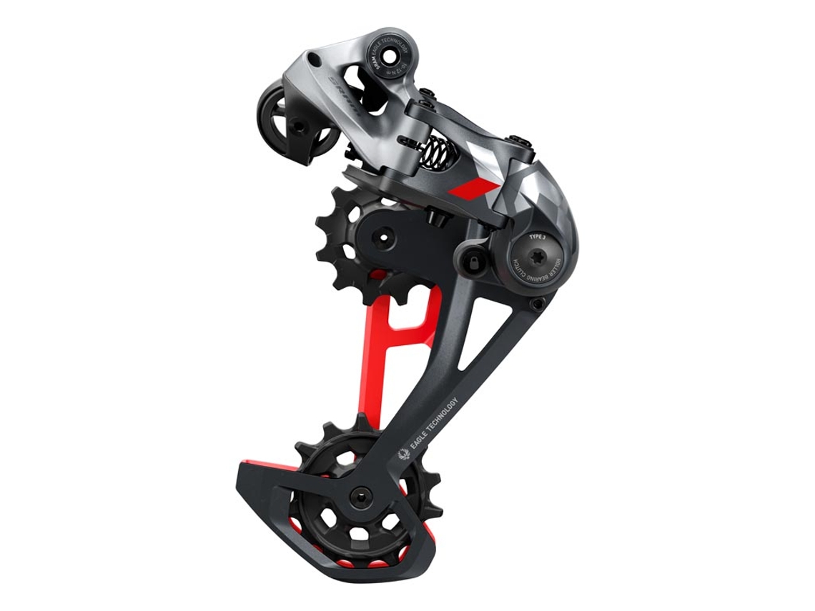 Ponteiro de Mudança SRAM X01 Eagle Lunar Red Max 52D* (Carbono)