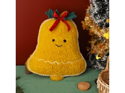 (almofada De Natal Com Sino 45cm) Brinquedo De Pelúcia, Almofada Decorativa