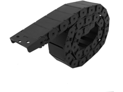 Corrente de Suporte Cabo Reboque Aberta, Feita Plástico, Preta, 18 Mm X 50 Comprimento 3,3 Pés CHABERLU