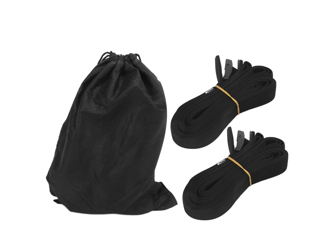 Conjunto De 2 Cintas Amarração Para Caiaque, Prancha De Surf, Canoa, Sup, Bagageiro E Teto De Caminhões(3, 6 M)