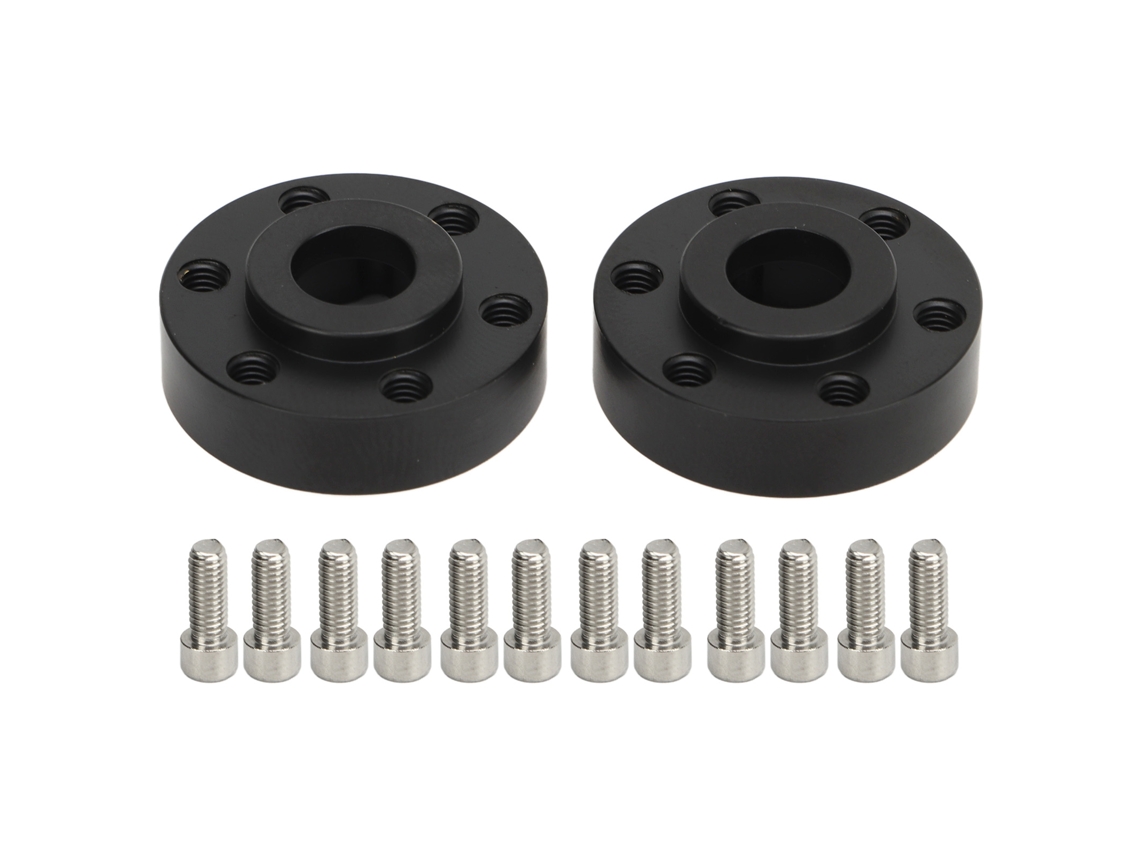 2pcs Adaptador De Roda Hexagonal De Latão Para Rc Crawler 1.9 2.2 Axial Scx10 Capra Vs4 10 1/10