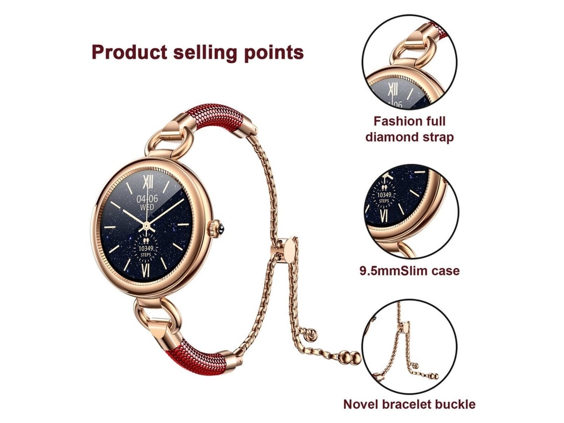 Smartwatch ALIMENTATION Vermelho
