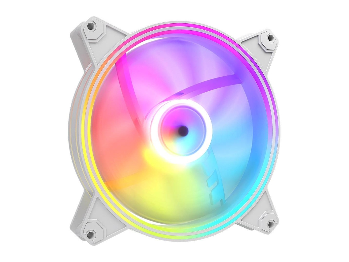Ventoinha MODECOM Apex para Gabinete de Pc, 140 Mm, Argb Branca, Alto Desempenho.