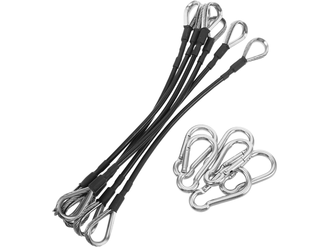 Conjunto Besportble com 6 Cabos de Polia para Ginástica, Peças Reposição Sistema Polia, Aparelho Exercícios,