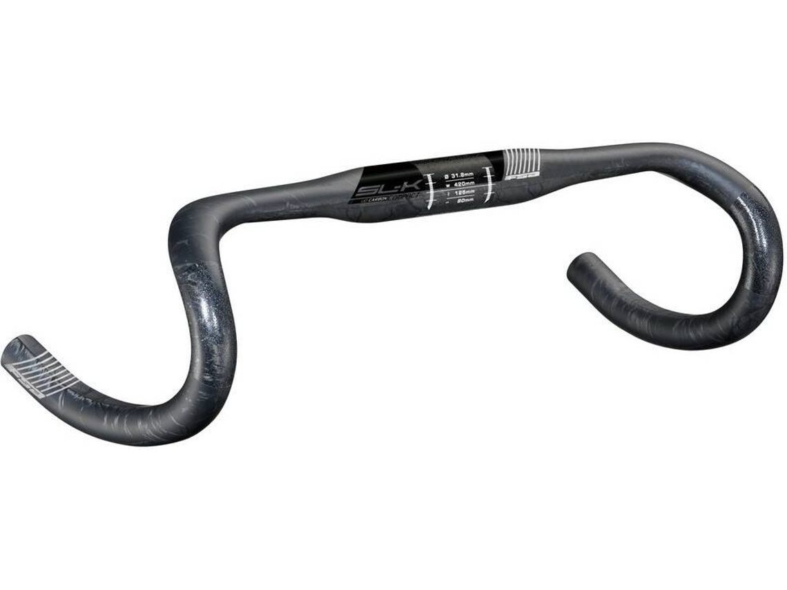 Guiador FSA Sl-K compact Di2 (Cinzento - 38 cm)
