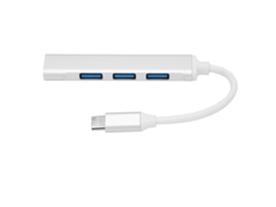 Mali adaptador Hub Otg Typec para 4 Portas Usb Estação de Docking Splitter Multifuncional 4 em 1