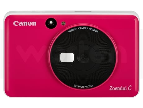 Máquina Fotográfica Instantânea CANON Zoemini C (Rosa - Li-Po 700 mAh - 51 x 76 mm)