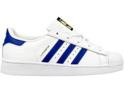 Adidas star branco e azul on sale