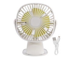 Laxiscreed Ventilador De Mesa Com Luz Quente E Carregamento Usb De Três Velocidades
