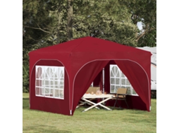 Vidaxl Tenda De Festa Pop-up 290 X 290 X 245 Cm Borgonha