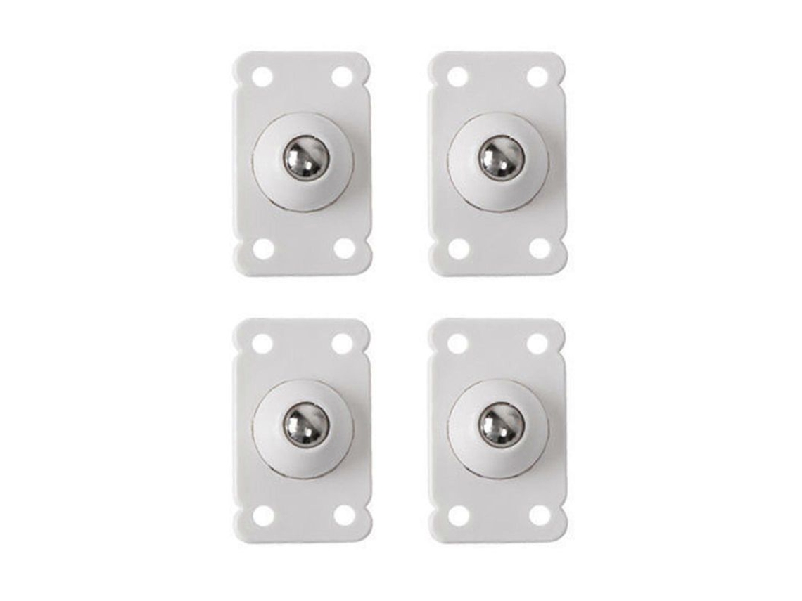 Rodas De Móveis Com Adesivo Sem Rastro, Rotativas E Silenciosas, Madeira De Pp, 4,5cm X 2,8cm X 1,5cm, Pacote Com 4 Unidades