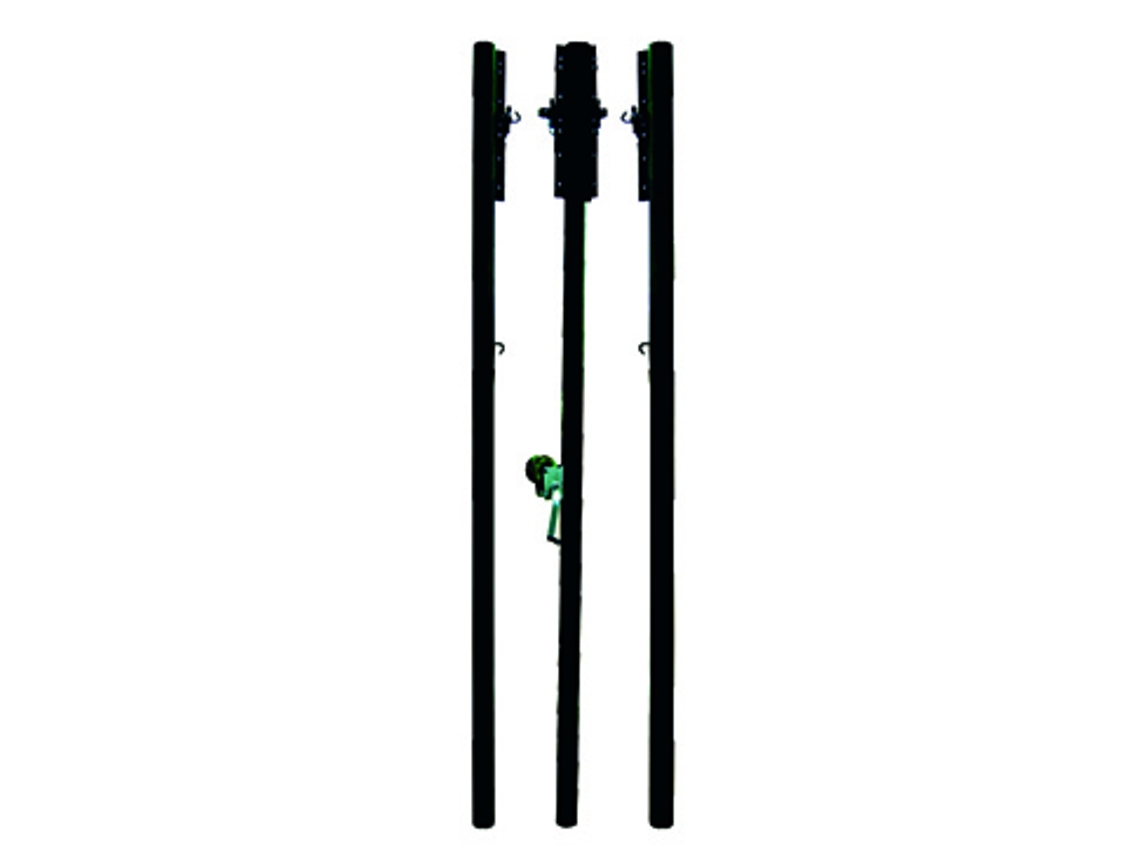 Conjunto de 3 Postes Fixos SOFTEE de Campo de Voleibol