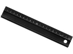 Escolha Segura - Linha Metálica Com Punho Elevado - 20cm Liga De Alumínio - Antideslizante - Medição Precisa - Corte - Protetor Do Senhor - Precisão D