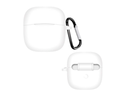 Protetor De Silicone Baseus W04 Plus Com Fivela Branco Brilvibera