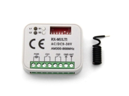 Controle de Porta de Garagem Rolling Code 433mhz Universal 2 Canais Receptor TAISHENGDA