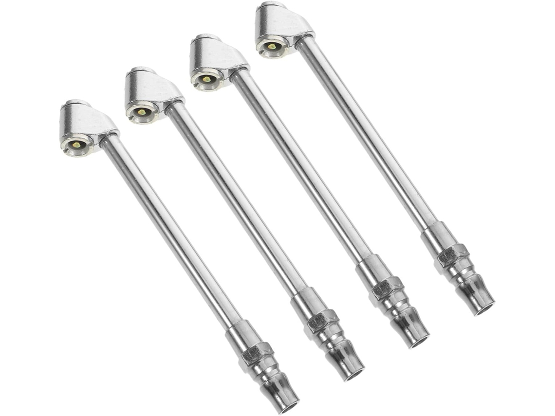 Bocal De Metal De 4 Peças Para Inflar Pneus Rapidamente