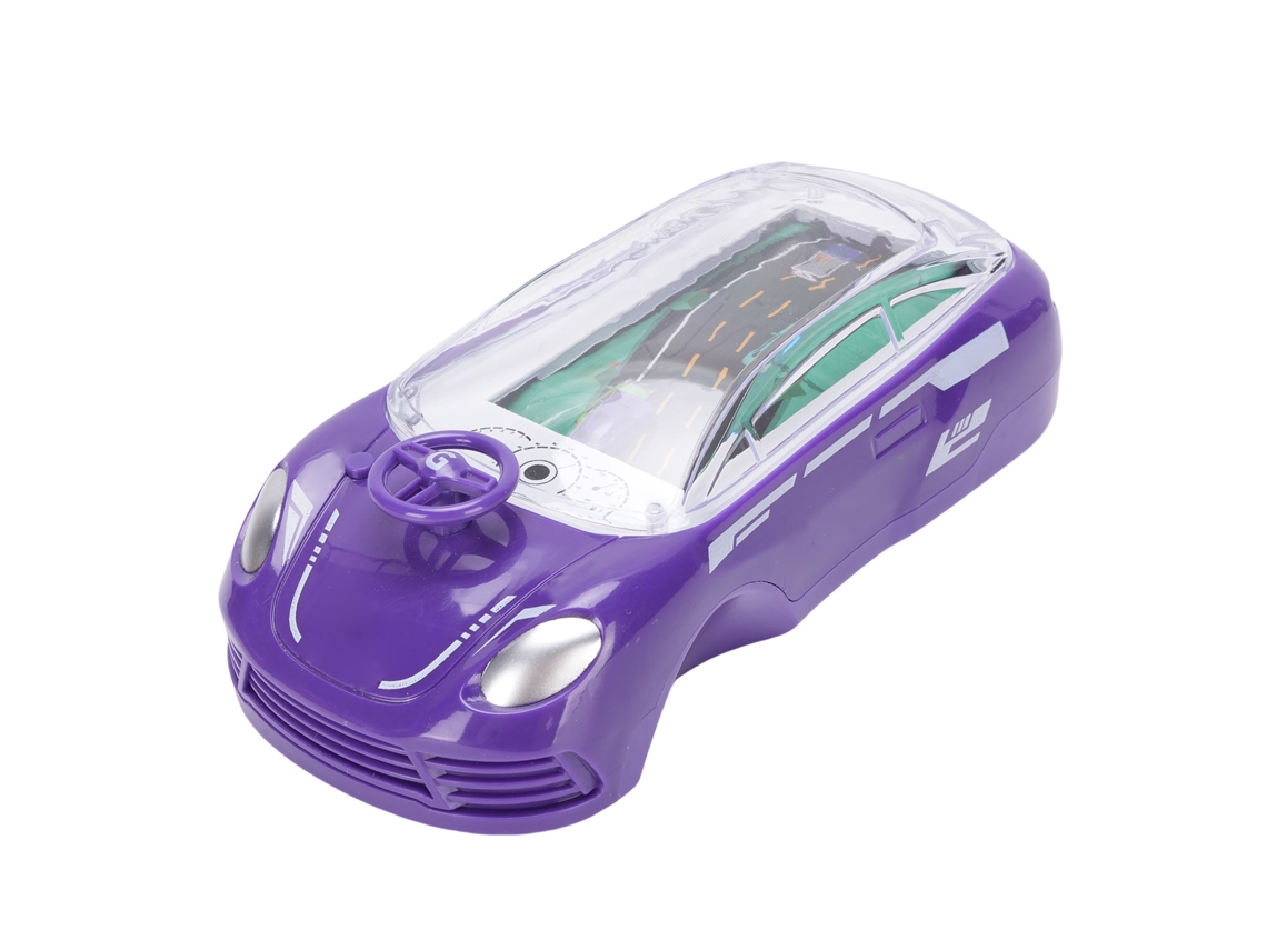 Volante de corrida WalshLXq para crianças, simulador de direção educativo para meninos e meninas, roxo.