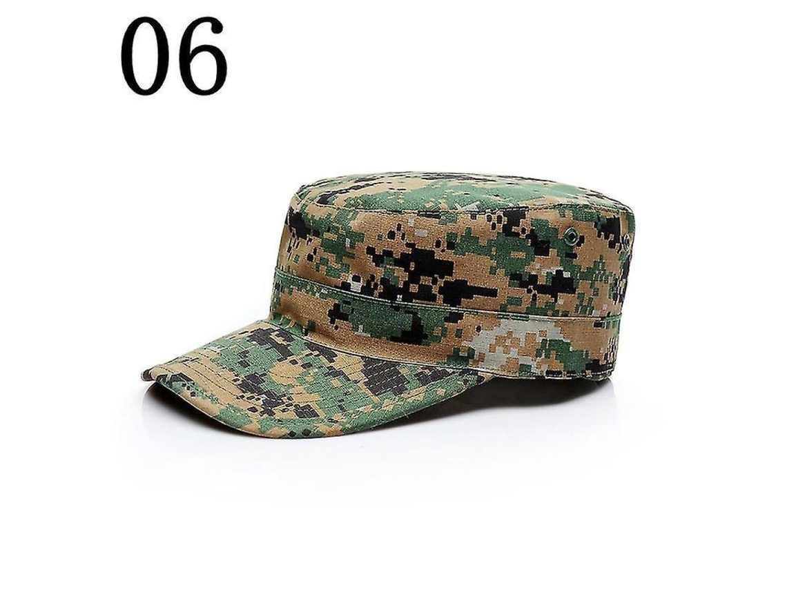 Boné Tático Militar Unissex Camuflado para Caça, Pesca e Atividades ao Ar Livre com Proteção Solar 8 Cores 06 Jungle Digital