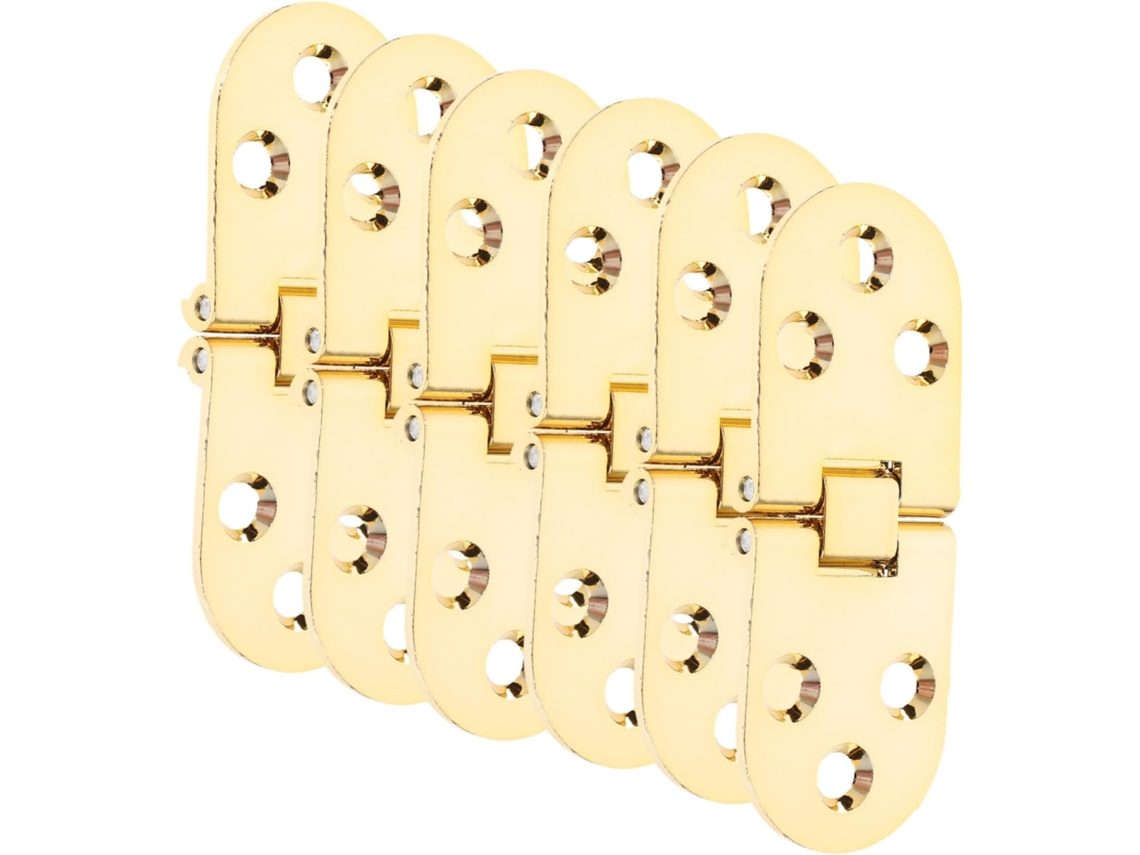 Conjunto De 6 Dobradiças Dobráveis Reforçadas Para Mesas, Armários E