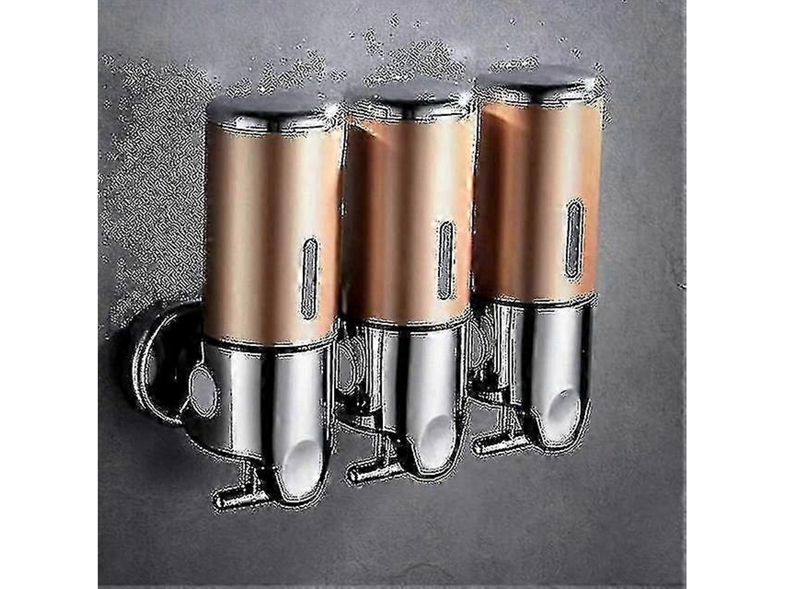 Dispensador De Banheiro Montado Na Parede Para Solução De Armazenamento De Sabonete, Xampu E Desinfetante Para As Mãos PENGDSJE