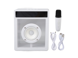 Caixa de Som Bluetooth EOOCOO (com Microfone, Som Surround 360°)
