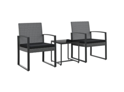 Garden Dining Set, Garden Dining Sets Vidaxl Cinzeto Polipropileno (n/a)