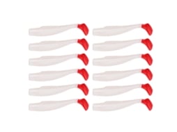 2 Conjuntos 6 Isqueiros de Pesca Silicone Mole T Tail 2