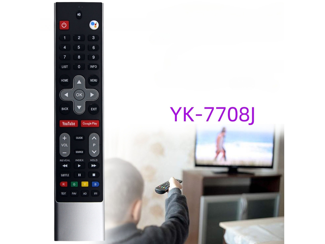 Comando de TV para Skyworth Coocaa Yk 7708j com controle por voz XIAOMOYU