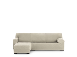 Capa para chaise longue de braço curto esquerdo EYSA THOR Branco 110 x 110 x 310 cm