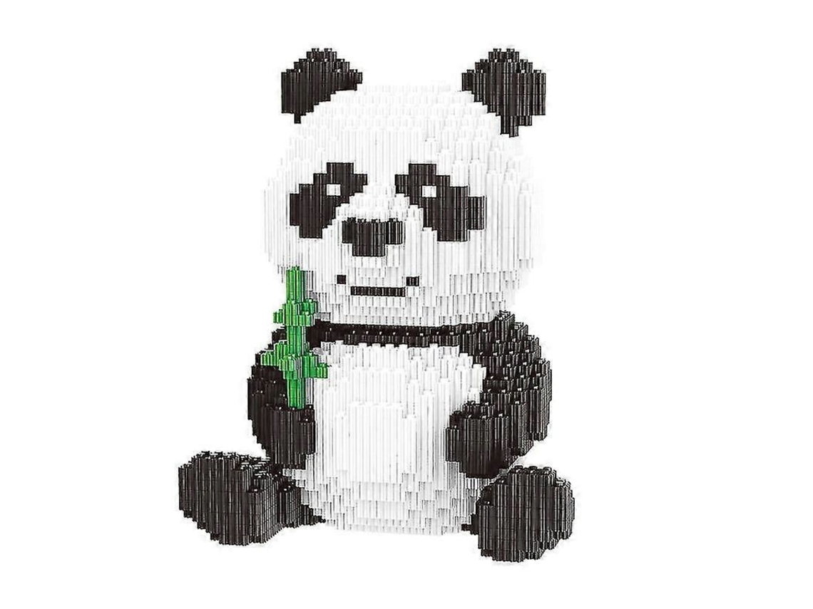 1pc Panda Micro Blocos De Construção Mini