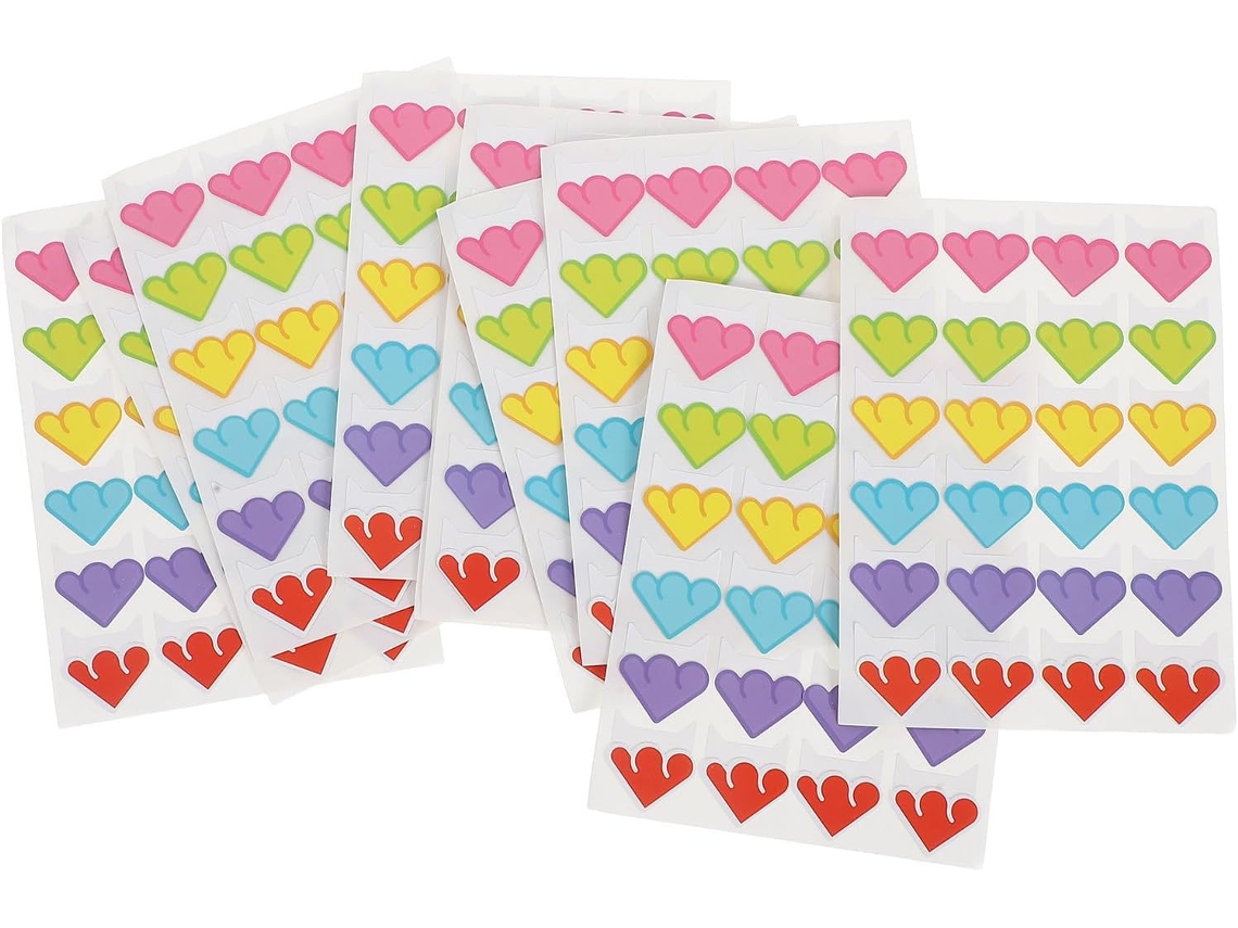 Coheali 10 Folhas Moedas Fotos Álbum De Scrapbooking Em Papel Nuage Coloré Coloré, Autocolantes Para Proteção