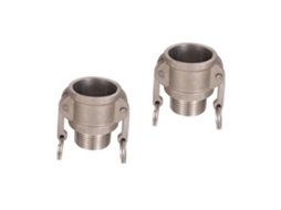 Conjunto de 2 Conectores Rápidos Fêmea para Tubo Came