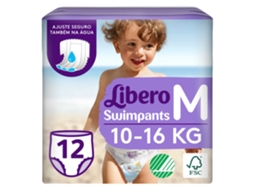Cuecas Descartáveis Praia Tamanho M 10-16 kg LIBERO