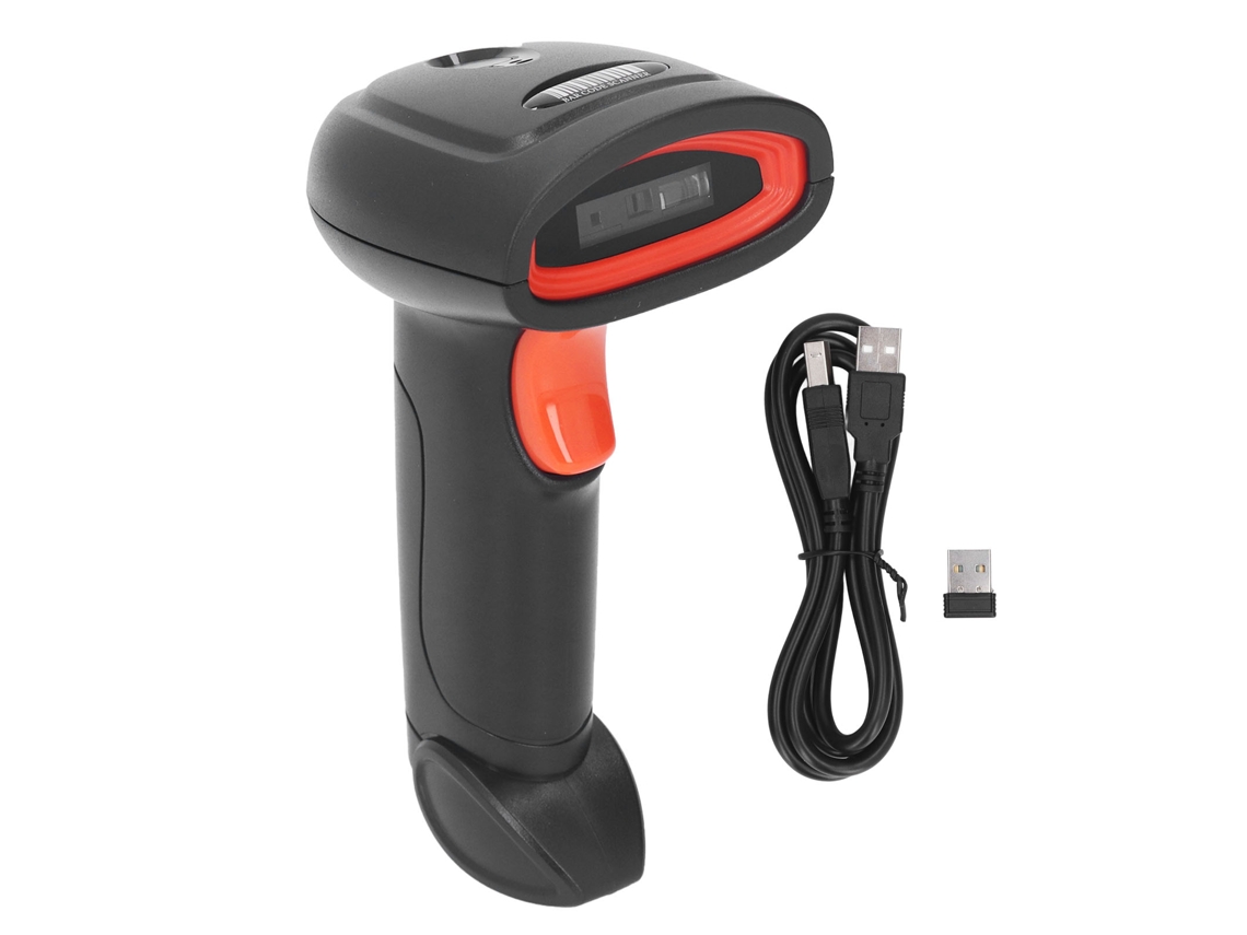 Lector De Códigos De Barras 1d Inalámbrico 2.4g Y Bluetooth Com Decodificação Rápida E Escaneamento Preciso